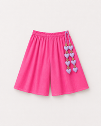 Orange Parrot Peplum Palazzo Set - palazzo, flatlay