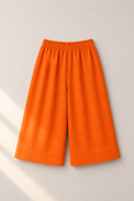 Orange Rabbit-Motif Kurta Set - pants flat lay
