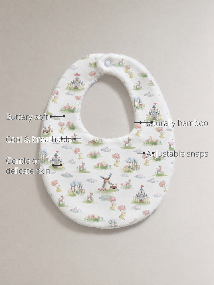 Carnival Windmill Bamboo Baby Bib features