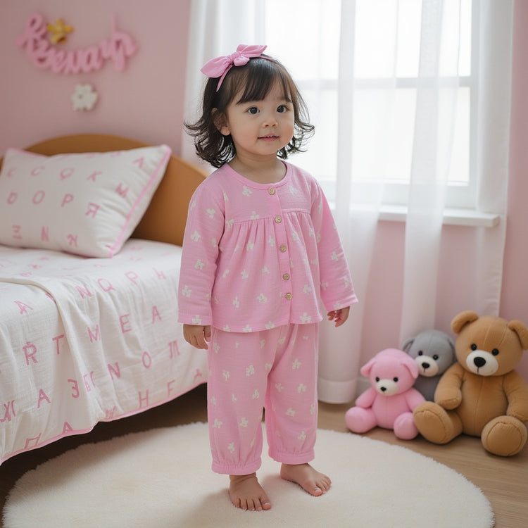 Pink Alphabet - Night Wear