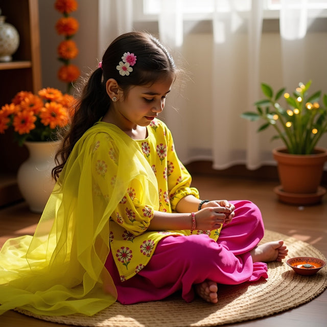 Haldi Gulab Kurta Set