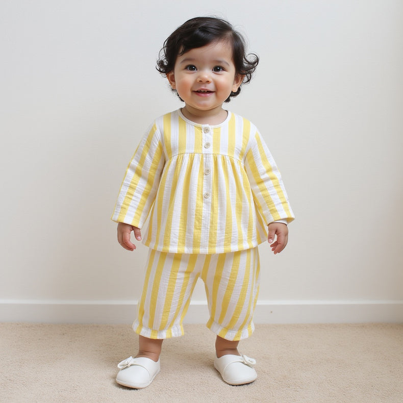 Yellow Stripes - Night Wear