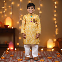 Golden Glow Kurta Set