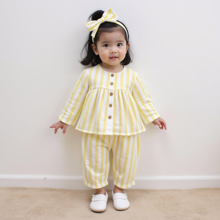Yellow Stripes - Night Wear