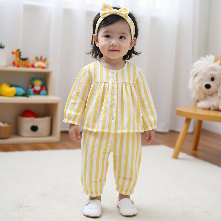 Yellow Stripes - Night Wear