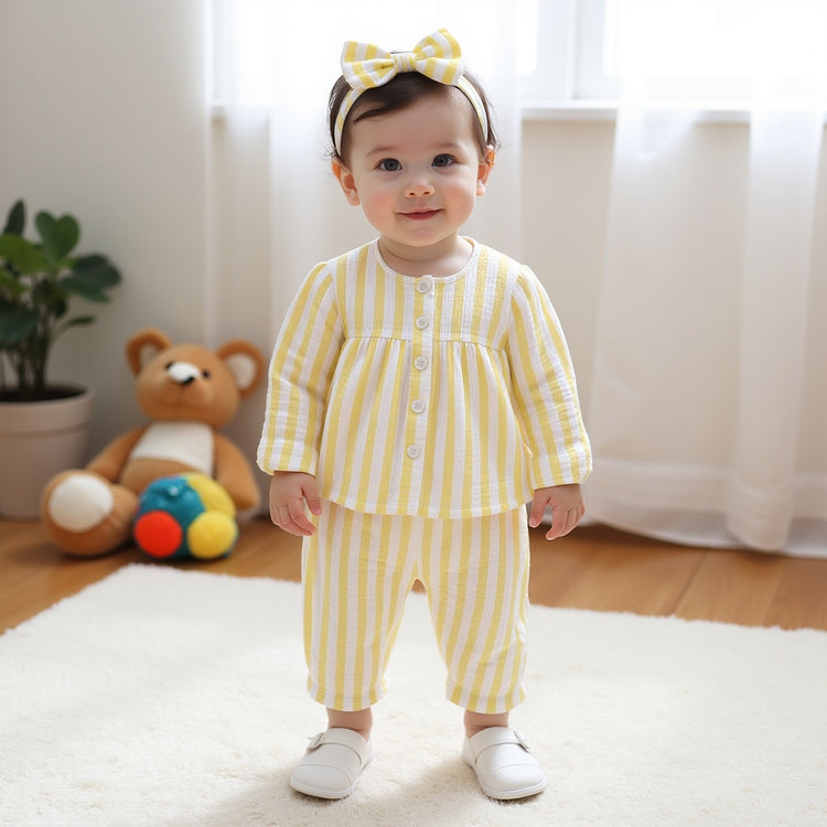 Yellow Stripes - Night Wear