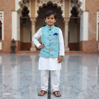Neel Bahaar Waistcoat Set
