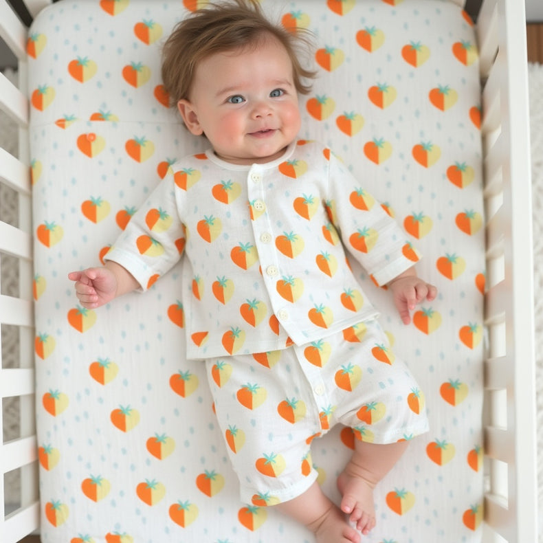 Yellow and tangerine hearts Set