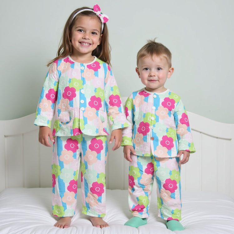 Trio Toned Florals - Night Wear
