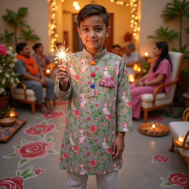 Royal Garden Kurta Set