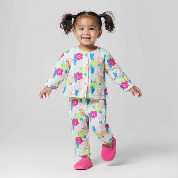 Trio Toned Florals - Night Wear