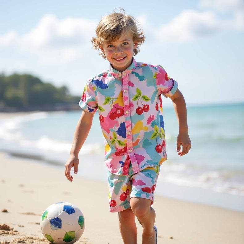 Tropic Classique Co-ord Set (Cherry)