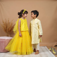 Genda Glow Lehenga Set