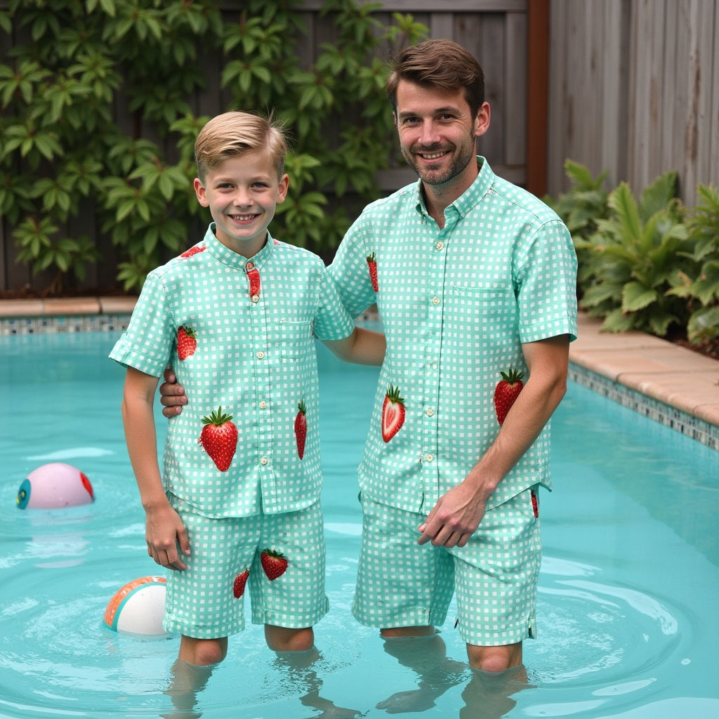Tropic Classique Co-ord Set (Strawberry Tarts)