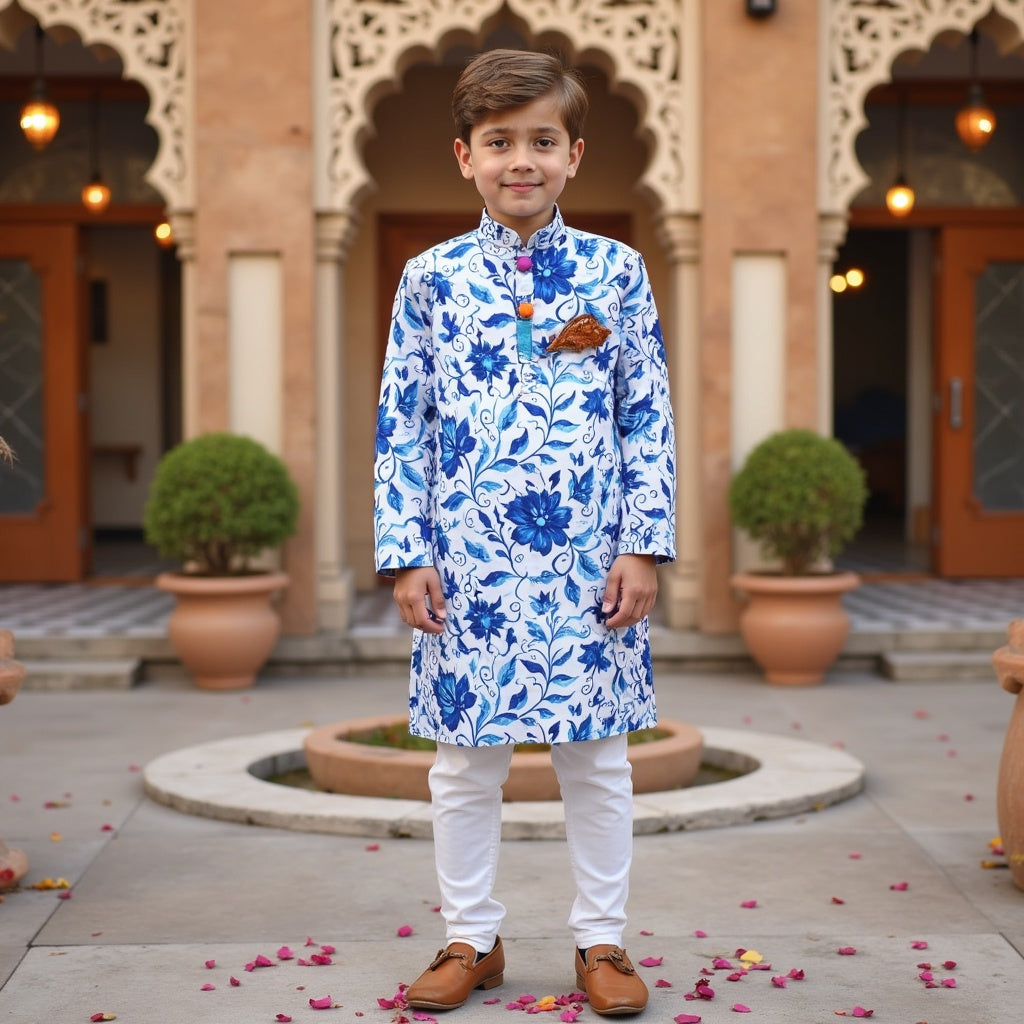 Royal Bloom Kurta Set