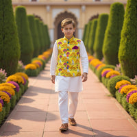 Sunehra Waistcoat Set