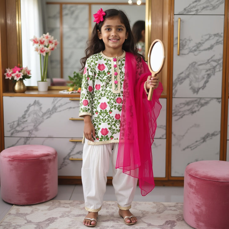 Phoolwari Patiala Set