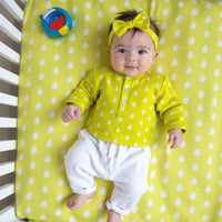 Yellow and white dots Set