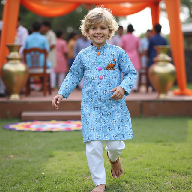 Dino Spark Kurta Set