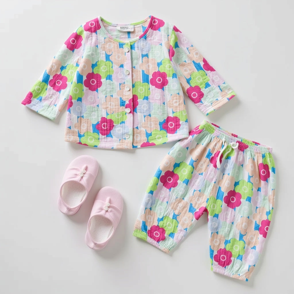 Trio-toned florals