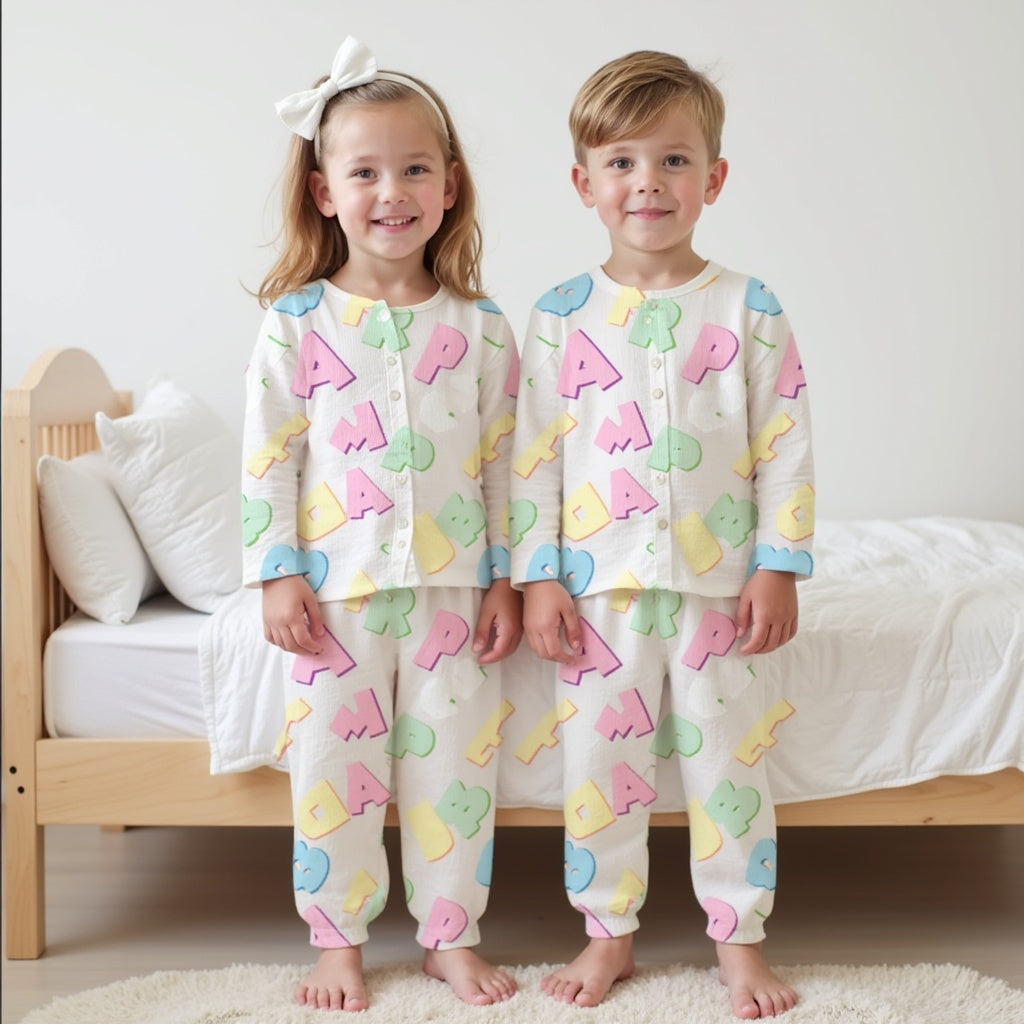 Pastel Aphabets - Night Wear