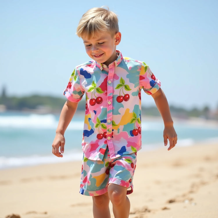 Tropic Classique Co-ord Set (Cherry)