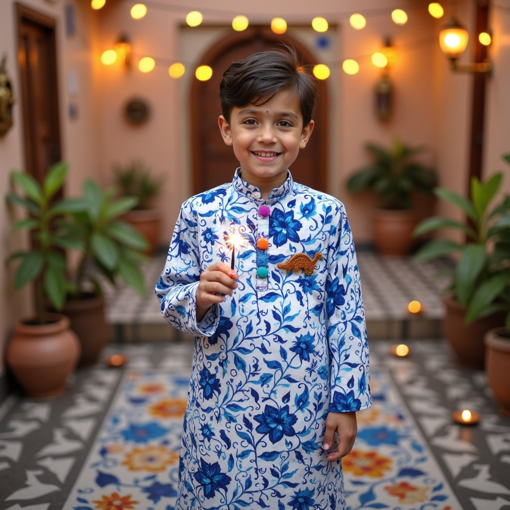Royal Bloom Kurta Set