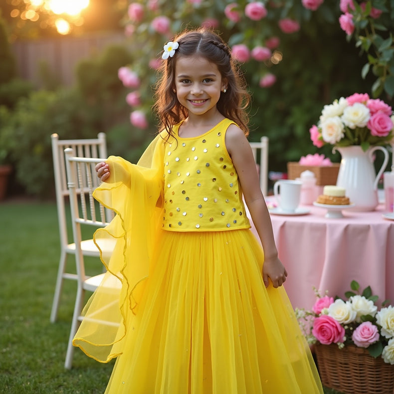 Genda Glow Lehenga Set