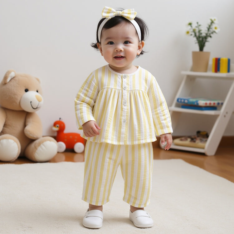 Yellow Stripes - Night Wear