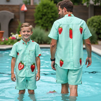 Tropic Classique Co-ord Set (Strawberry Tarts)