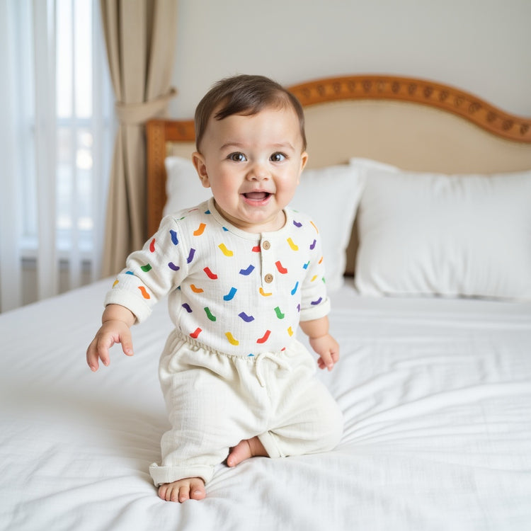 Multicolored wriggly beans Set