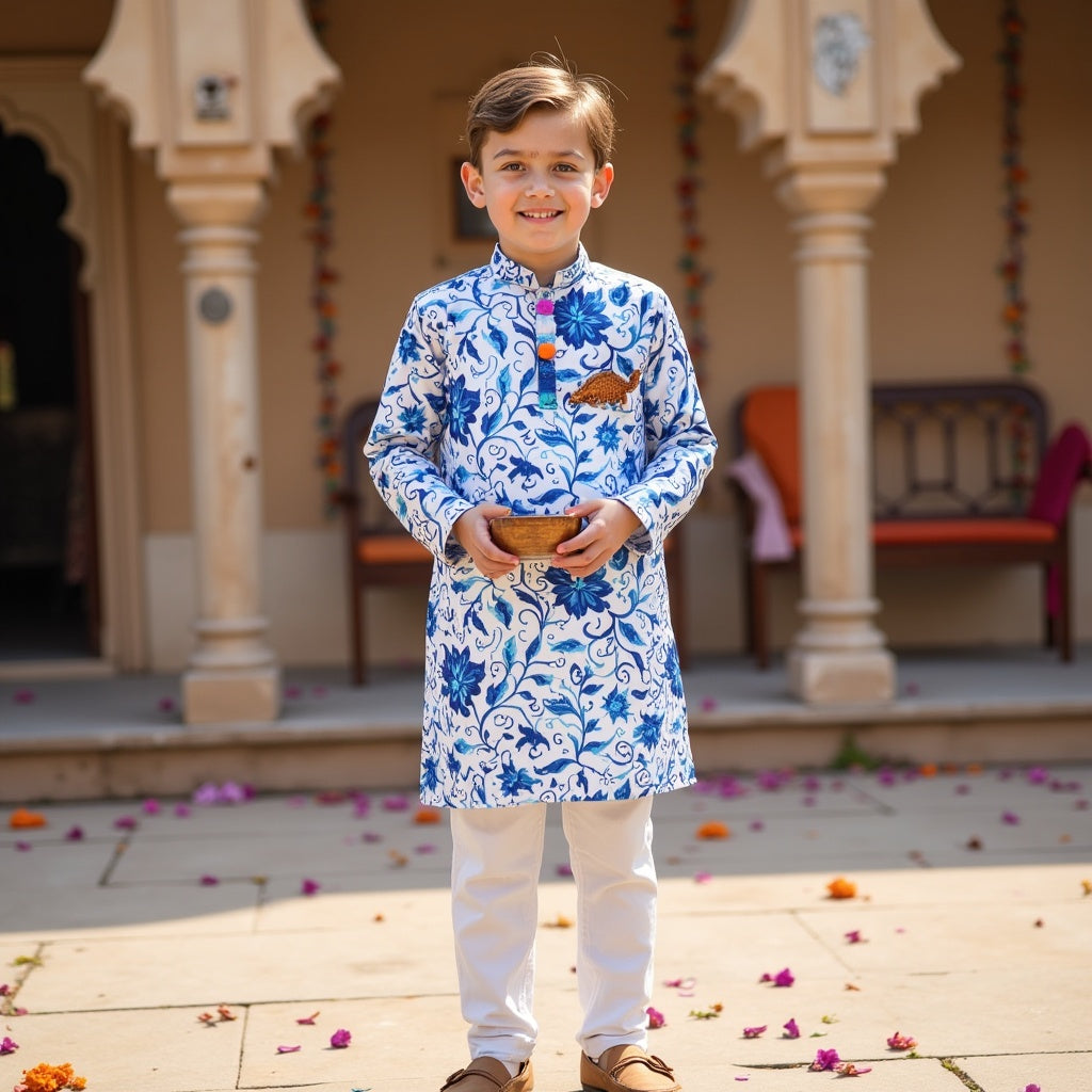 Royal Bloom Kurta Set