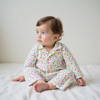 Multicolor polka spots