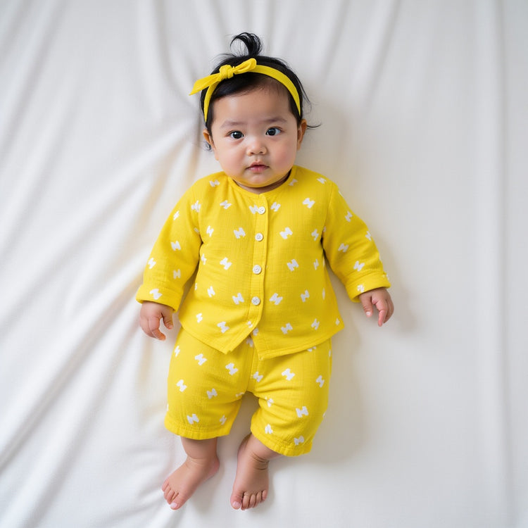 Yellow alphabets Set