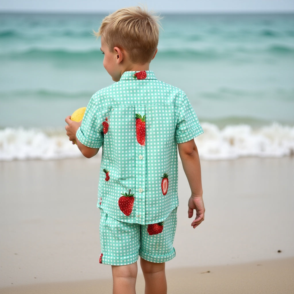 Tropic Classique Co-ord Set (Strawberry Tarts)