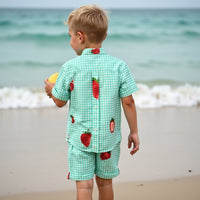 Tropic Classique Co-ord Set (Strawberry Tarts)