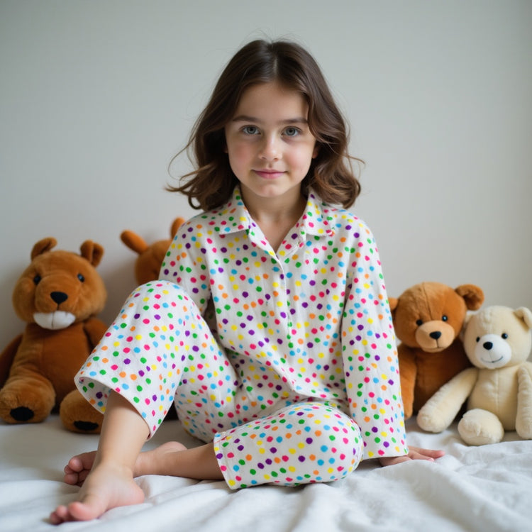 Multicolor polka spots - Night Wear