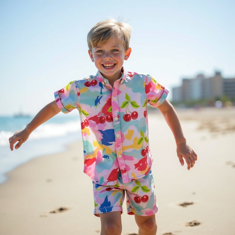 Tropic Classique Co-ord Set (Cherry)