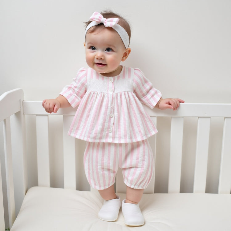 Pink stripes Set