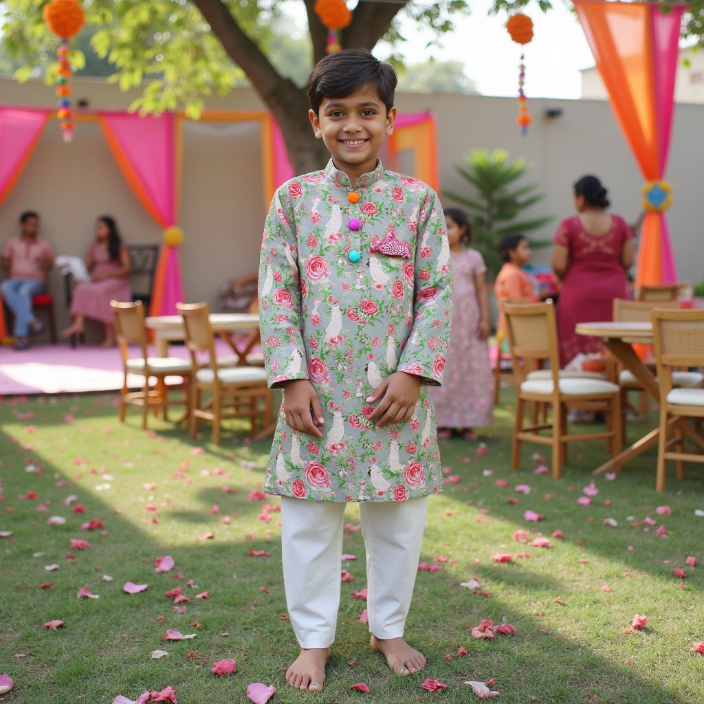 Royal Garden Kurta Set