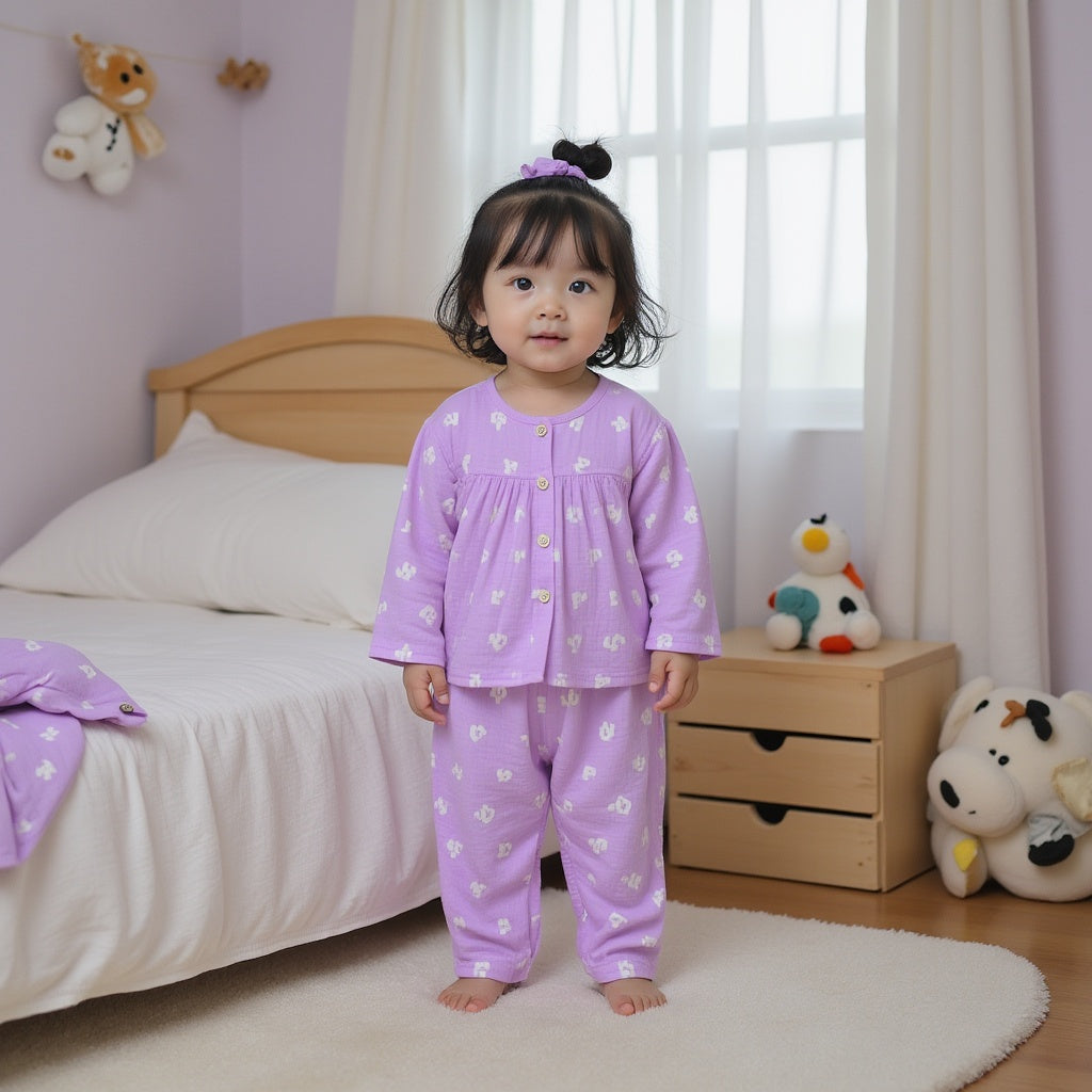 Purple Alphabet - Night Wear