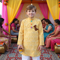 Golden Glow Kurta Set