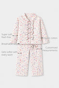 Multi- Coloured Floral Girls' Night Suit features