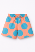 Boy wearing Anaario Peach Pop Pocket Shirt Set