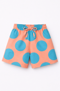 Boy wearing Anaario Peach Pop Pocket Shirt Set