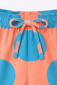 Boy wearing Anaario Peach Pop Pocket Shirt Set