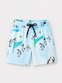 Boy wearing Anaario Penguin Ice Shorts