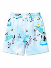 Boy wearing Anaario Penguin Ice Shorts