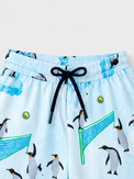 Boy wearing Anaario Penguin Ice Shorts