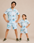 Boy wearing Anaario Penguin Ice Shorts